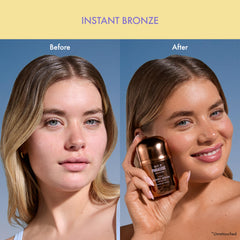 Isle of Paradise Sunny Serum pump top shown for easy application.