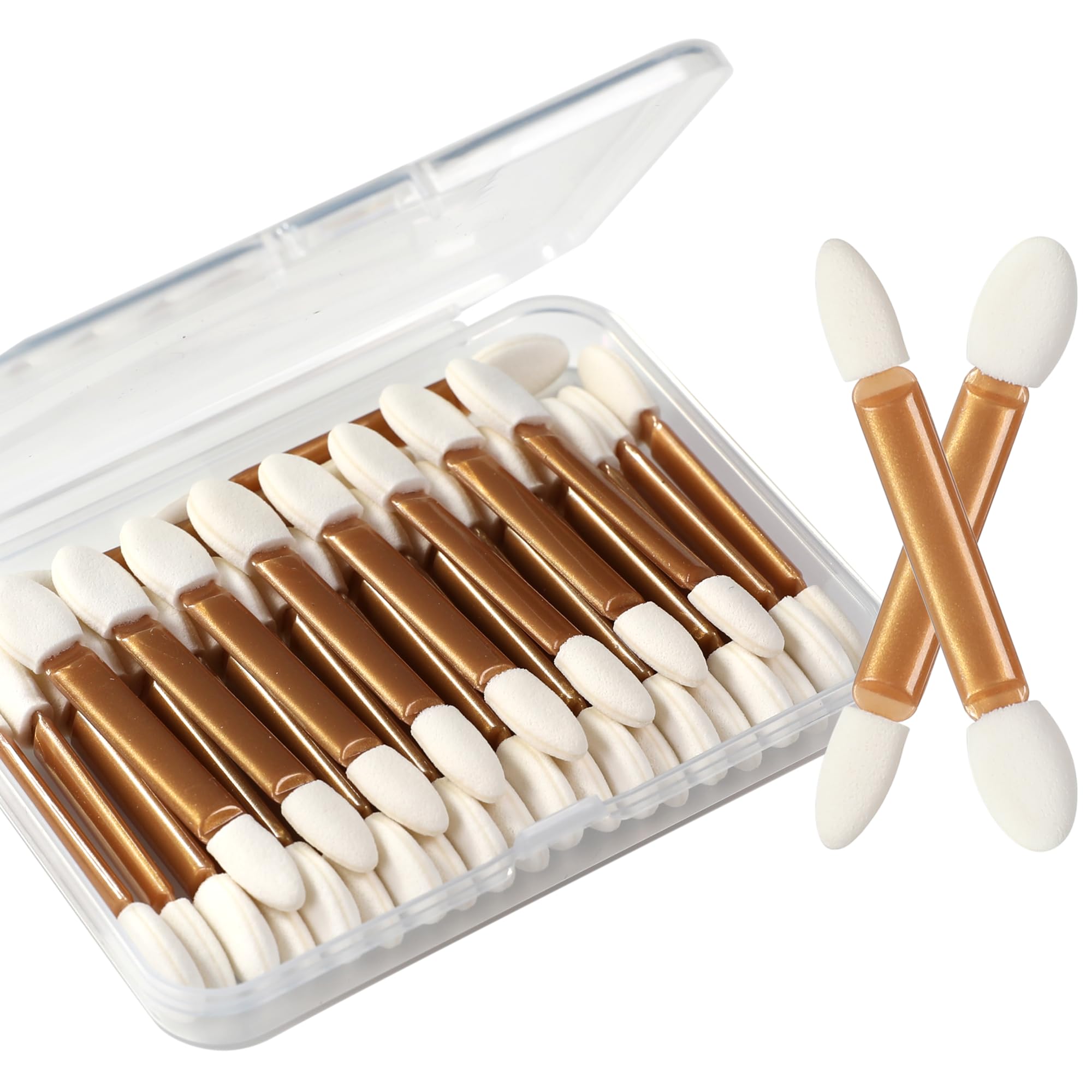 IS'MINE eyeshadow applicator 30pcs set for on-the-go makeup applications.