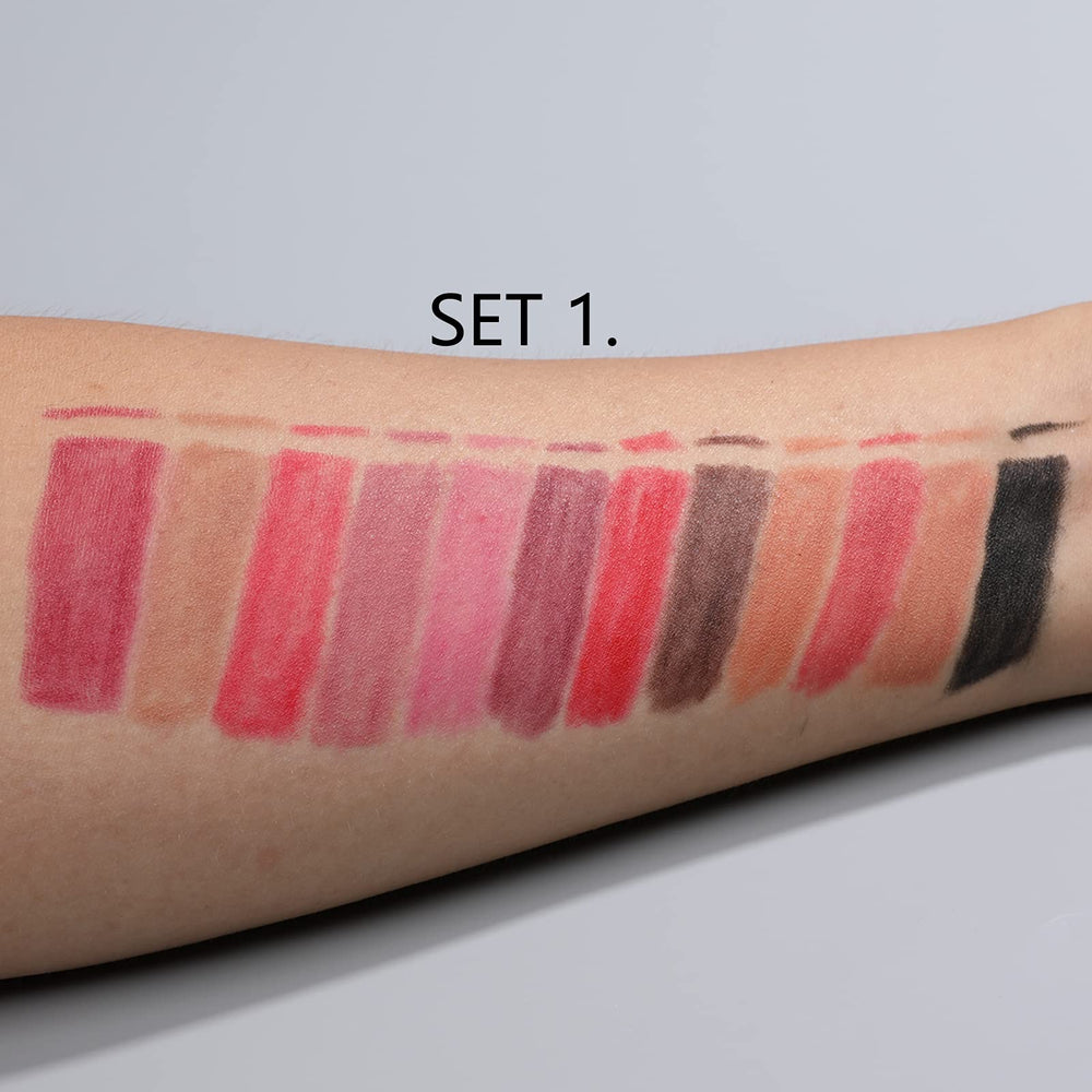 IS'MINE set de 12 colores, lápiz labial para combinar con cualquier estilo