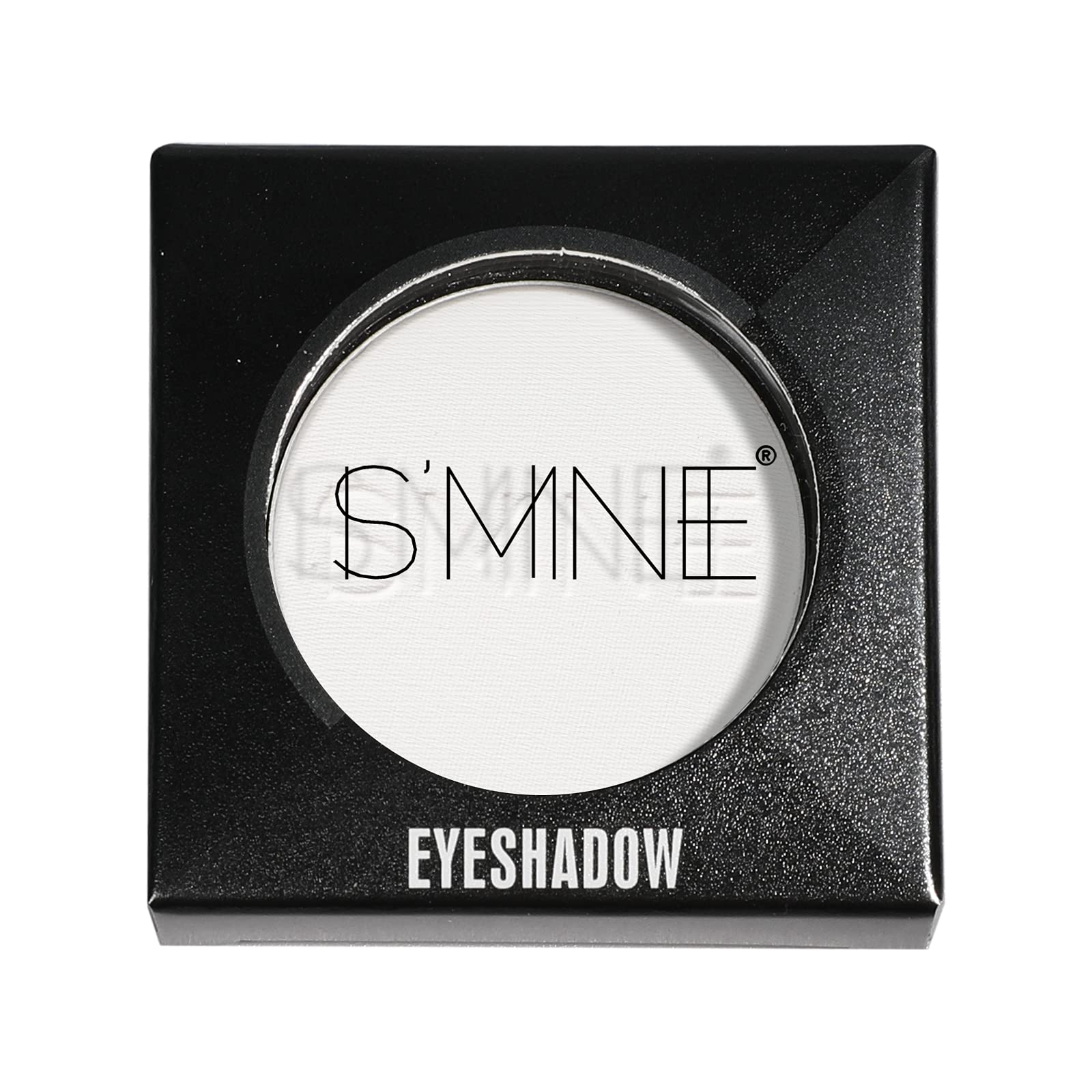 IS'MINE pressed powder shadow close-up highlighting high pigment and smooth blend.