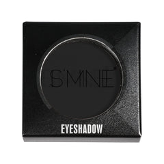 Close-up of IS'MINE matte black shadow pan showing rich pigment for bold looks.