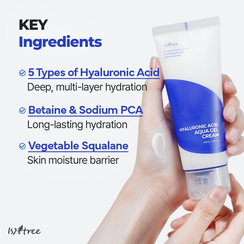 IsNtree crema gel para piel mixta, ayuda a controlar brillo y humedad.