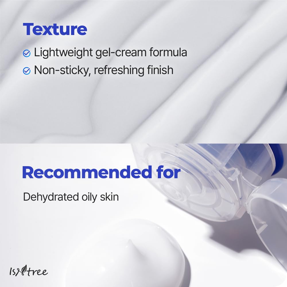IsNtree crema gel ofrece sensación de frescura al aplicar sin grasa.