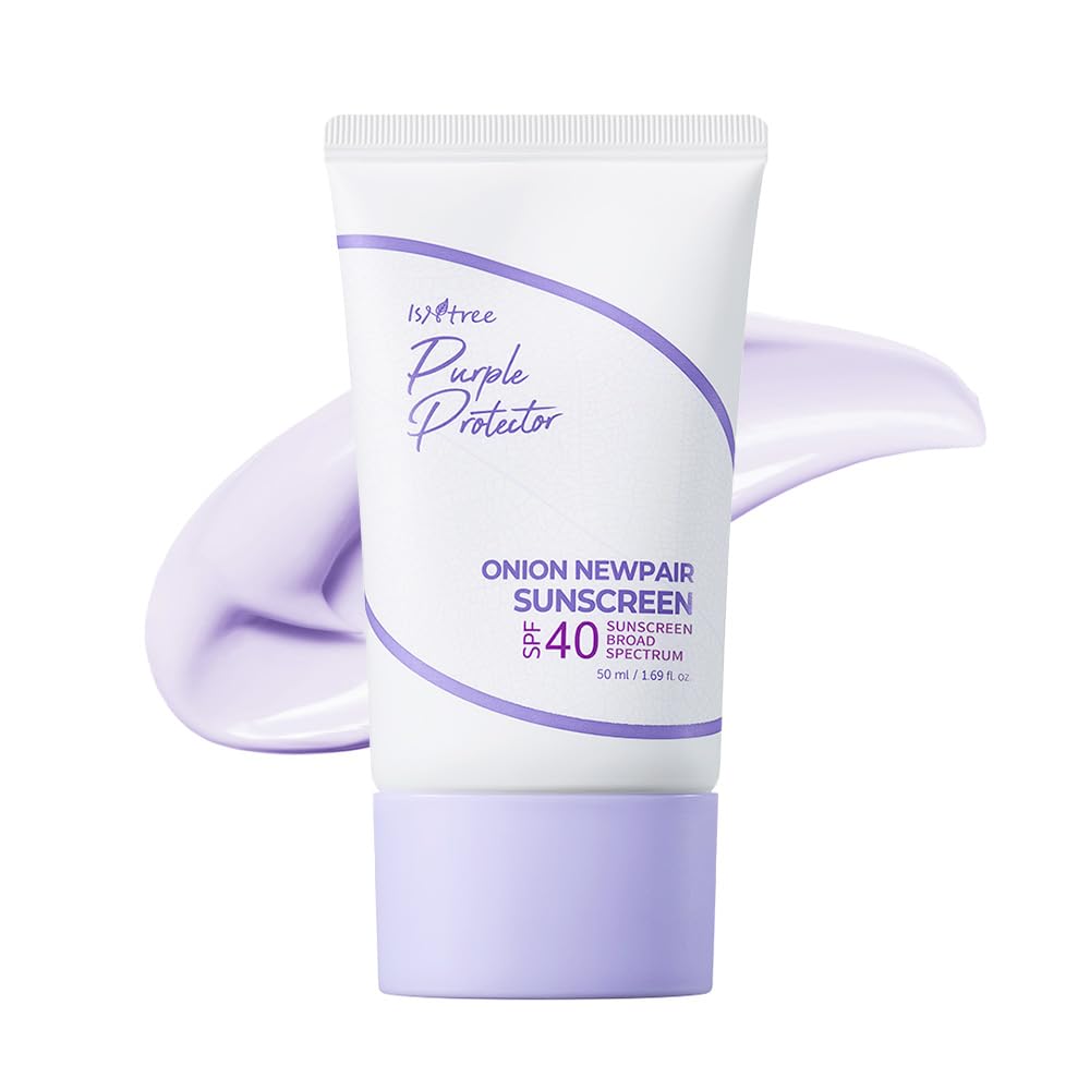 ISNTTREE Onion Newpair protector solar 50 ml, protección diaria SPF 40 para piel sensible