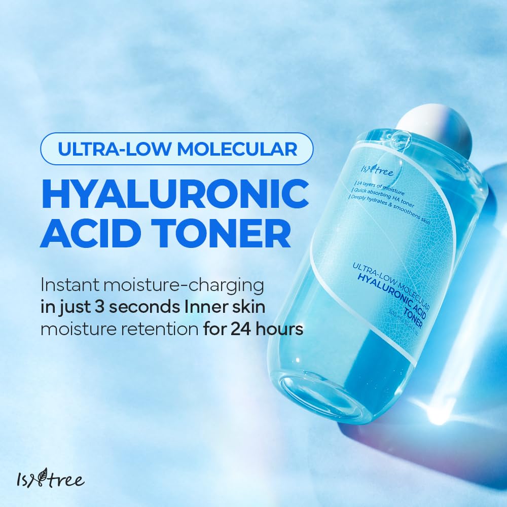 IsNtree Toner absorcion rapida: textura ligera que refresca sin sensación pegajosa