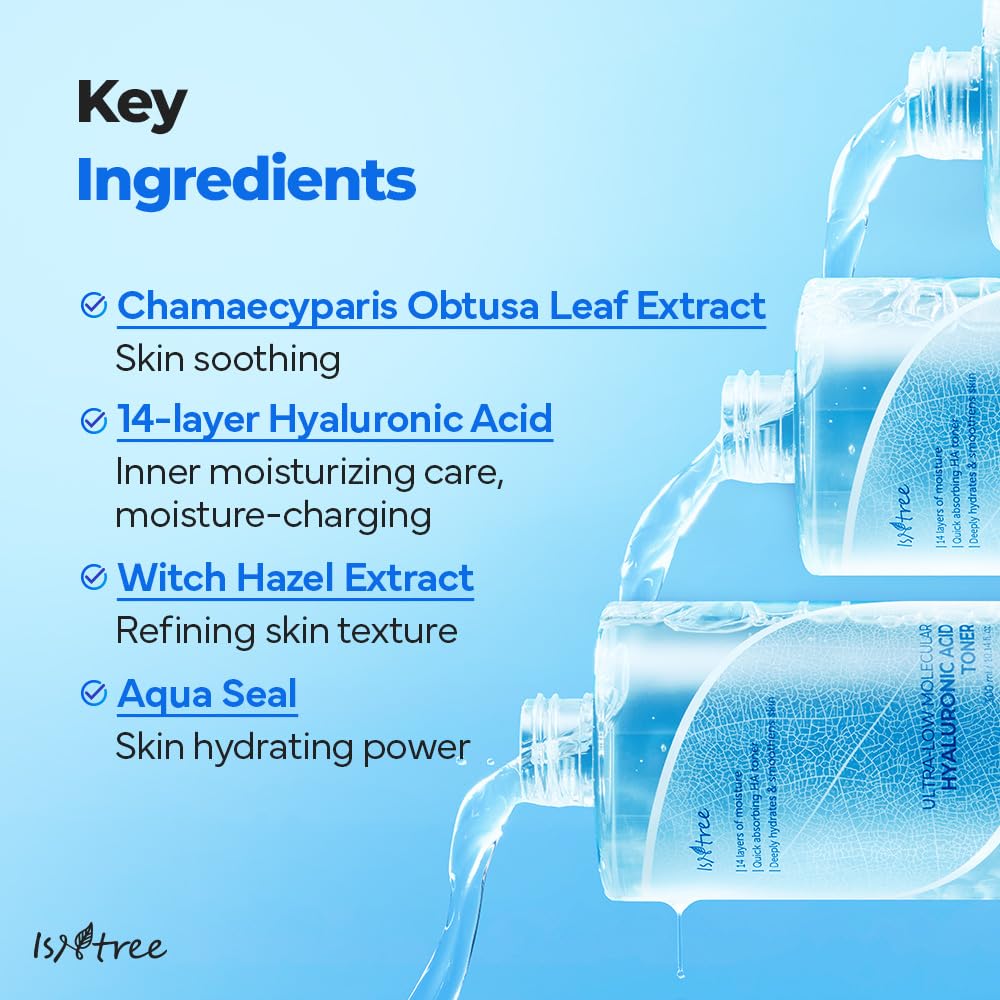 IsNtree Toner hidrata capas multiples: cuidado de hidratación profunda