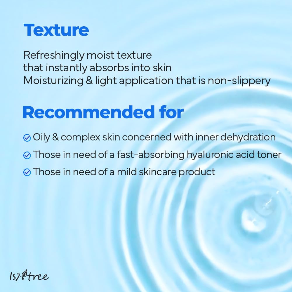 IsNtree Toner textura ligera para uso diario: absorción rápida