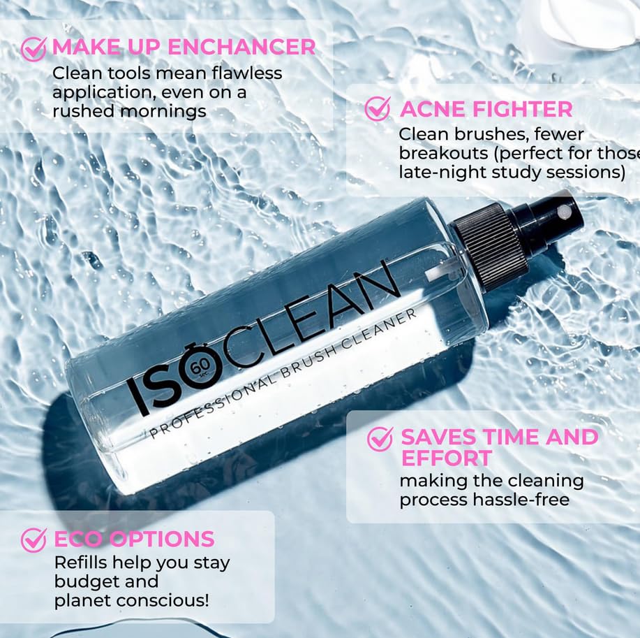 Vegan, cruelty-free formula supports clean tools without animal testing.