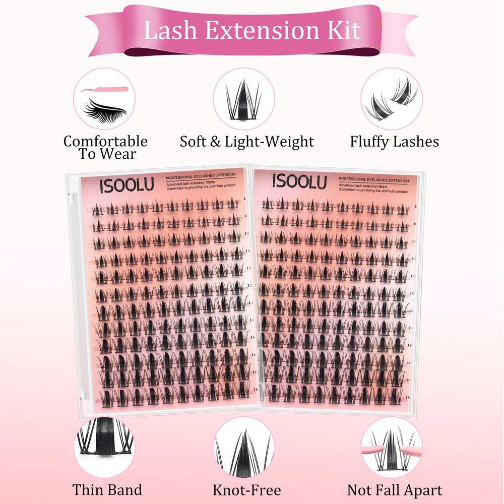 ISOOLU Bond and Seal with the lash kit, essential for adhesion and sealing.