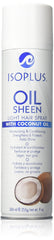 Isoplus Brillo ligero en aerosol con coco para cabello, controla el frizz.