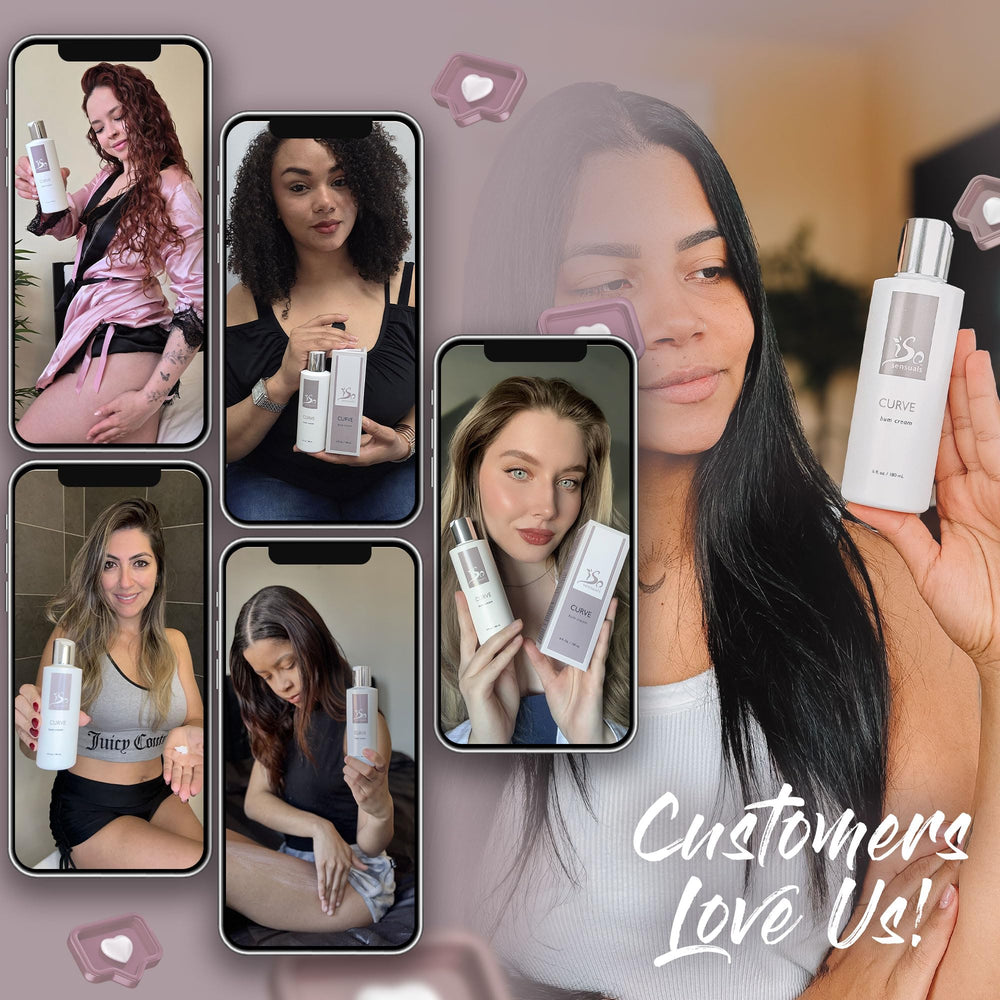 IsoSensuals Curve Butt Cream in morning routine illustrates confidence-boosting use