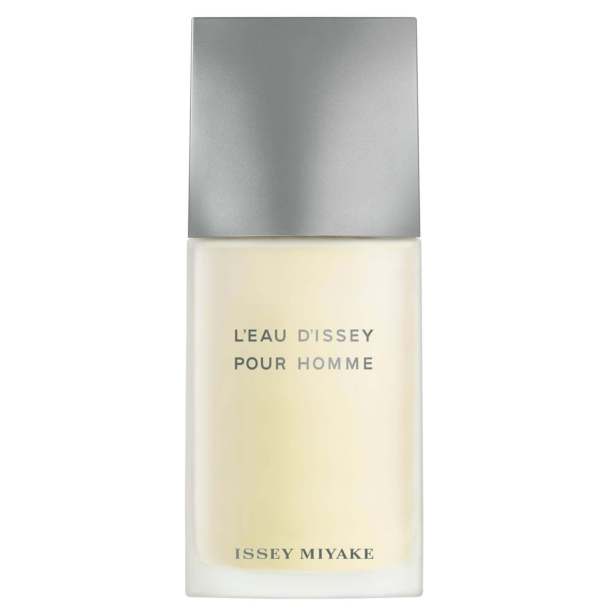 Issey Miyake L'Eau d'Issey Pour Homme bottle with a sleek rectangular design for everyday refinement.