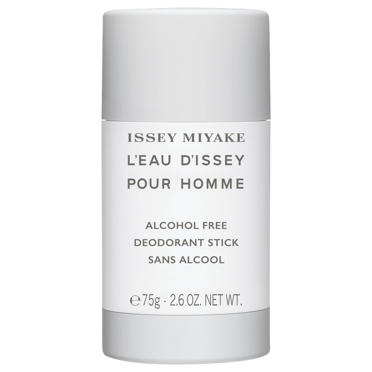 Issey Miyake L'Eau d'Issey Pour Homme deodorant stick packaging highlights premium design and easy grip.