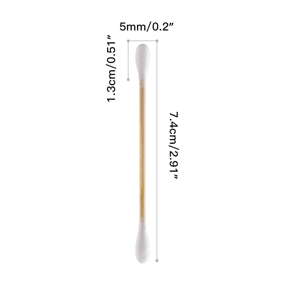 Isshah bamboo cotton swabs multi-use design for beauty, cleaning, crafts