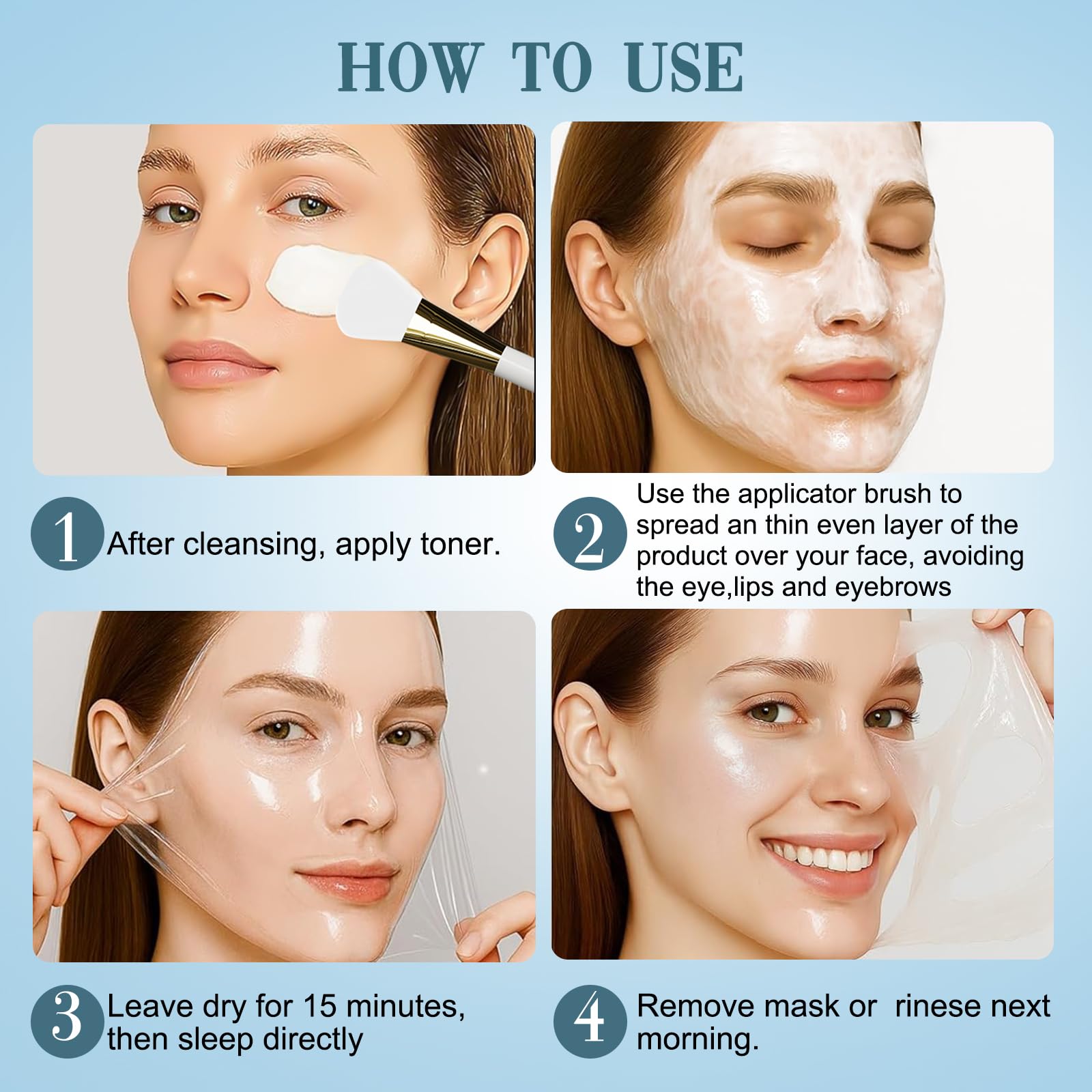 ISTON Collagen Night Wrapping Mask fórmula suave sin fragancias artificiales