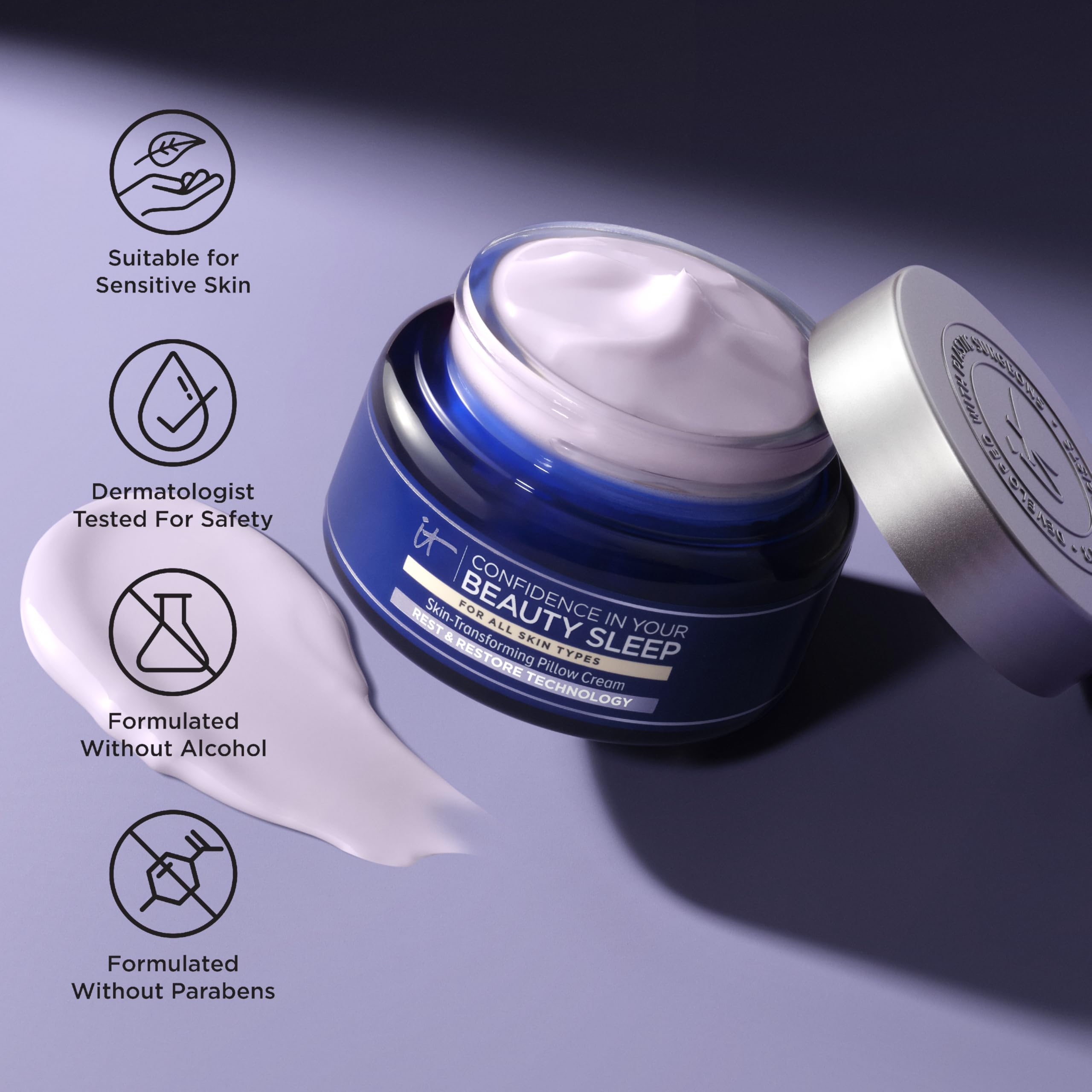 IT Cosmetics crema nocturna para despertar con piel suave y luminosa
