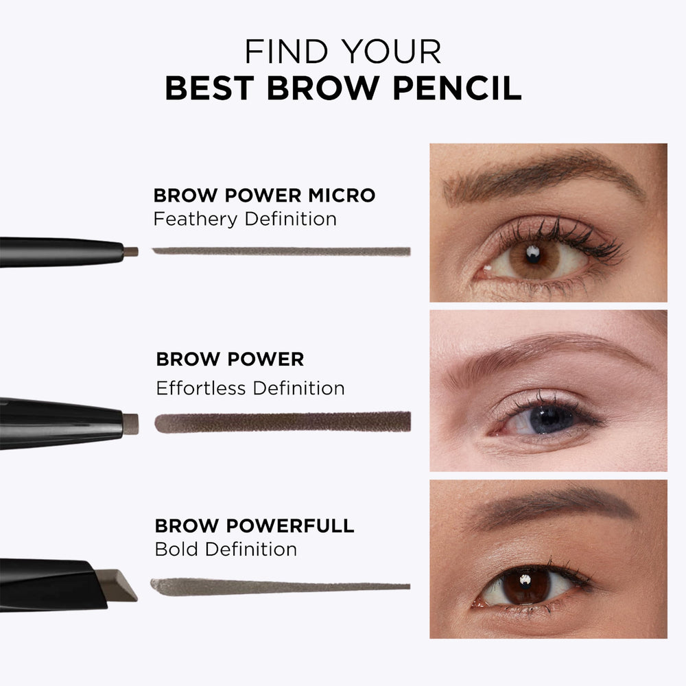 It Cosmetics Brow Power Universal Taupe, aplicación suave y controlable para un acabado natural.