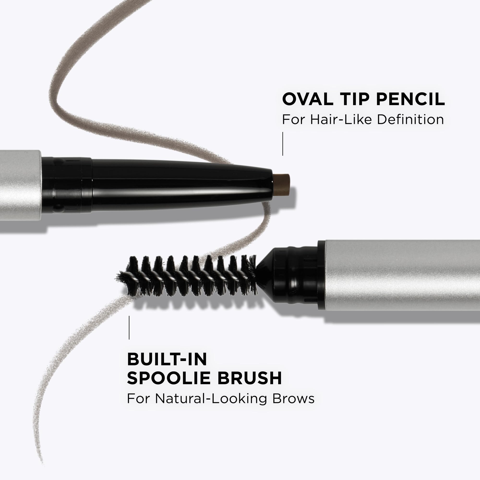 Guía de aplicación de IT Cosmetics Brow Power Universal Brown para trazos suaves