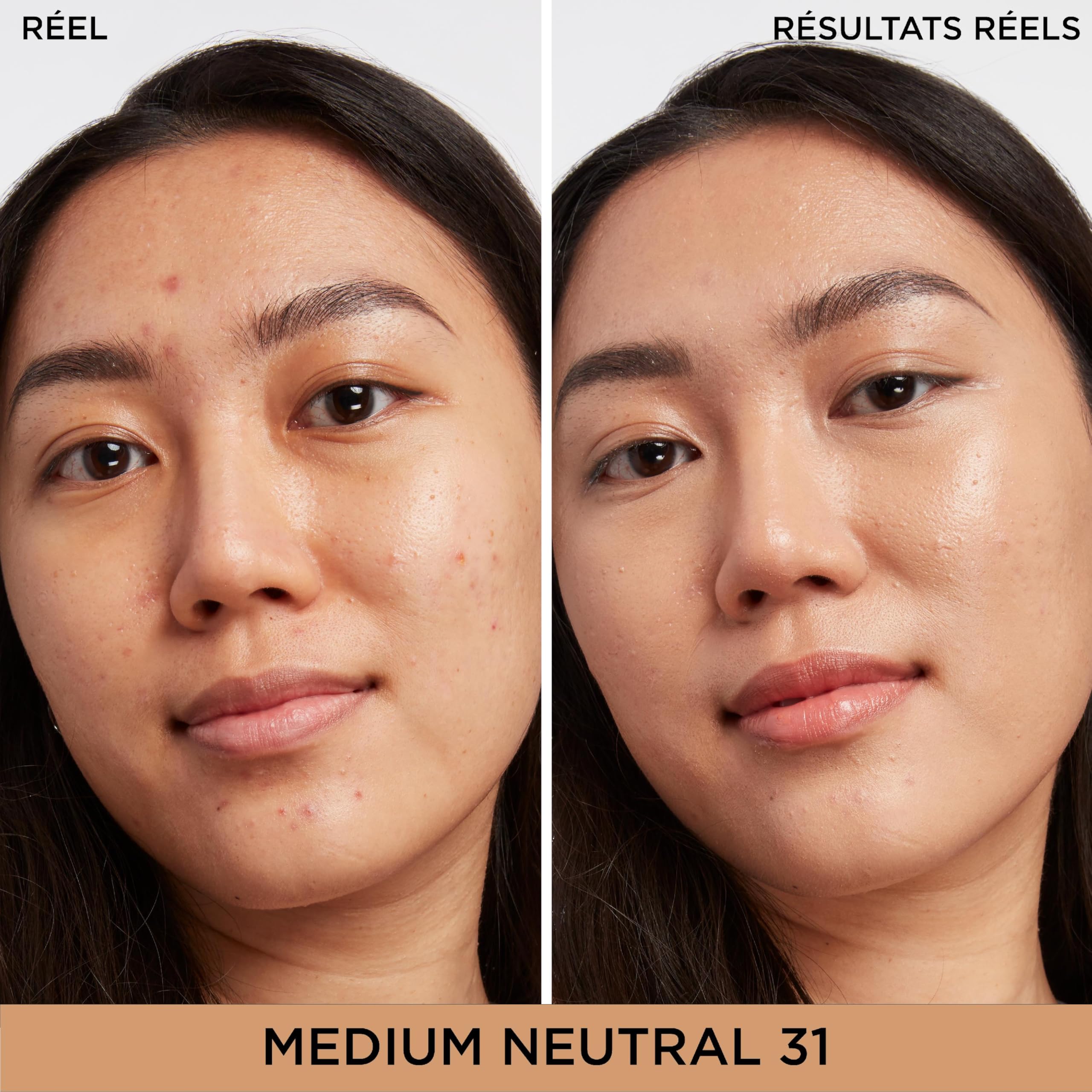 Built-in dual applicator with doe-foot tip and integrated brush for precise blending on skin.