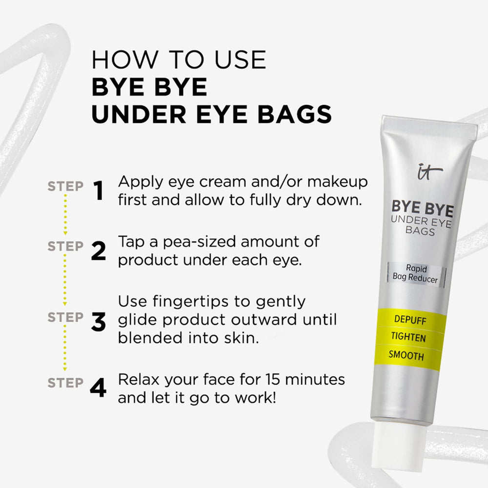 Pea-size amount from IT Cosmetics for precise, comfortable application.