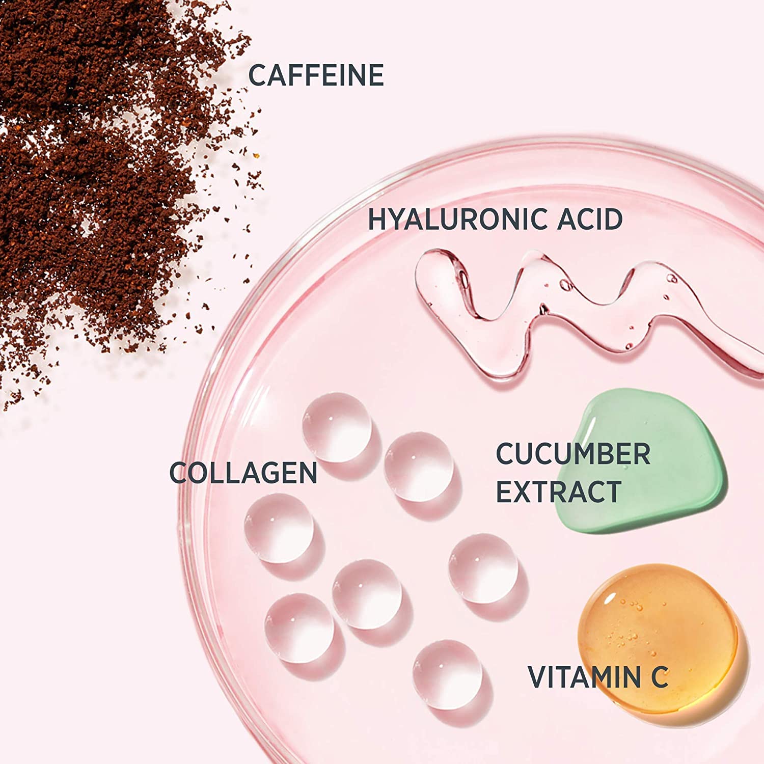 IT Cosmetics Bye Bye Under Eye caffeine extract; cools and tones puffiness.