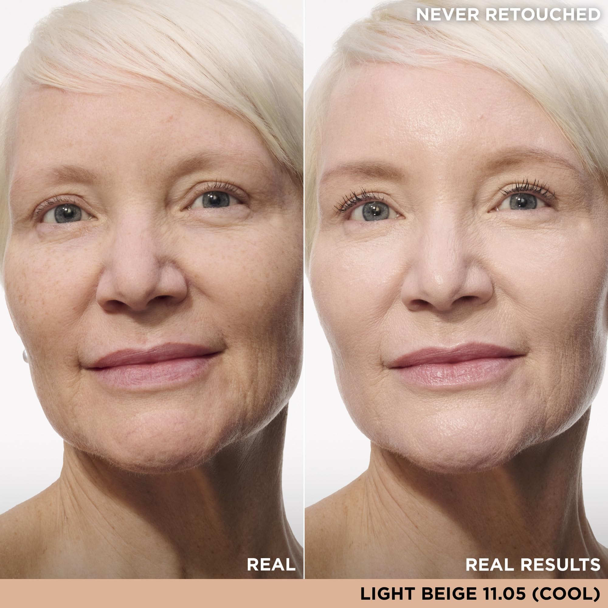 IT Cosmetics Bye Bye Under Eye Concealer in Light Beige applied under the eye