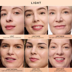 IT Cosmetics Bye Bye Under Eye Concealer Light Nude blended under-eye area for a smooth finish.