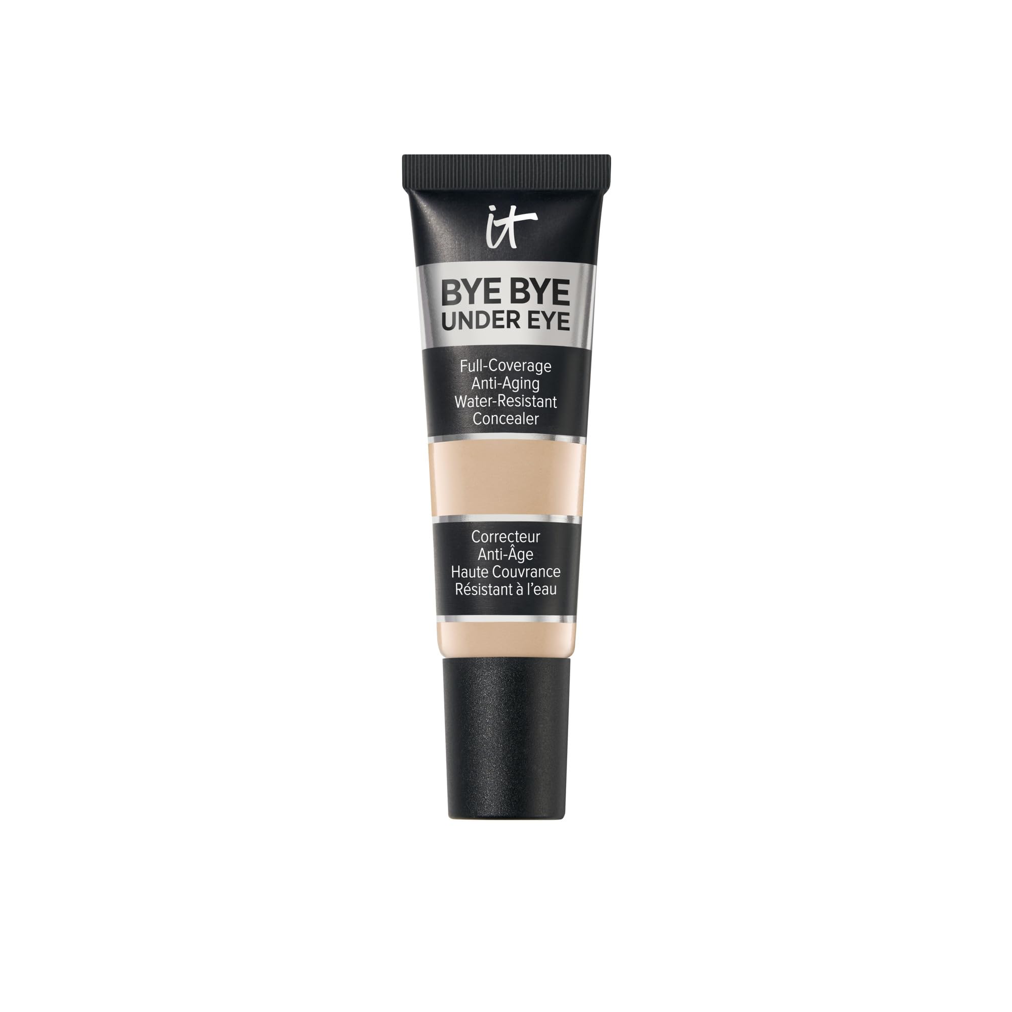IT Cosmetics Bye Bye Under Eye Concealer Medium bottle offering long-wearing, full-coverage results.
