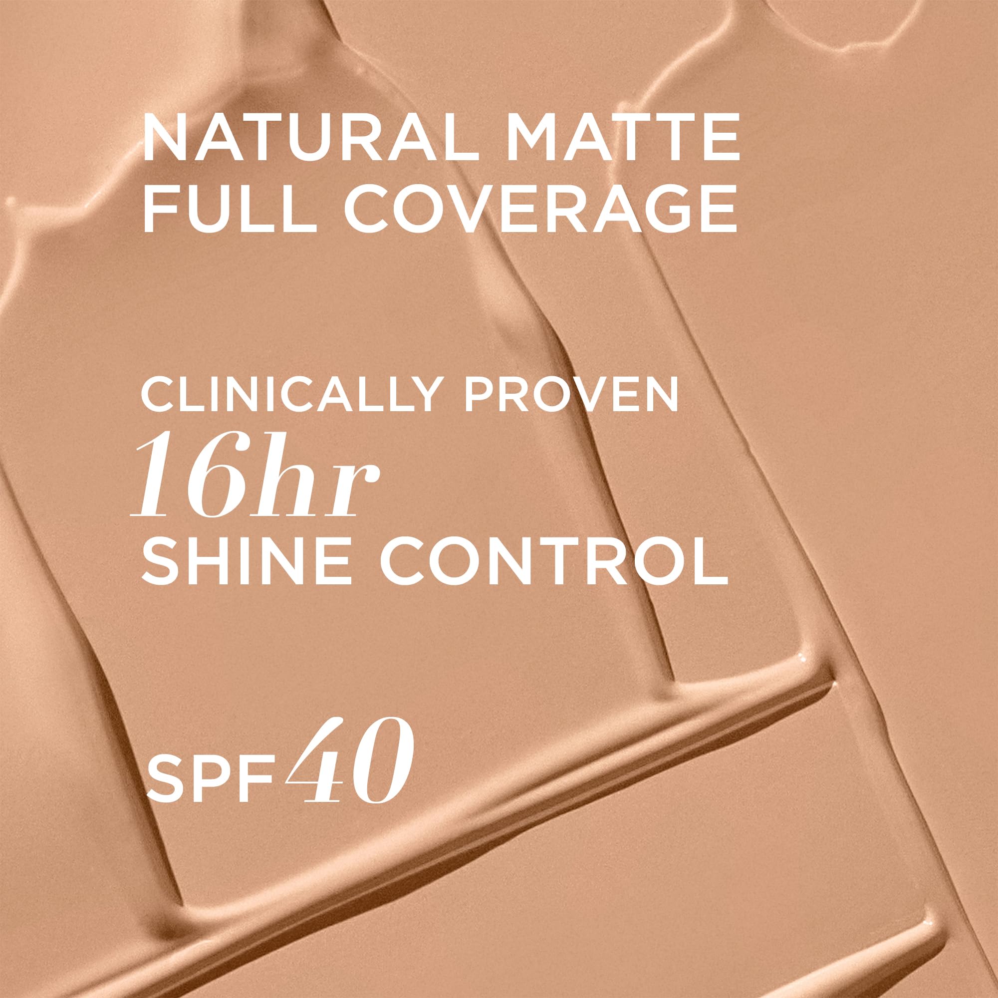 Brush-applied IT Cosmetics CC+ Natural Matte for seamless blend.