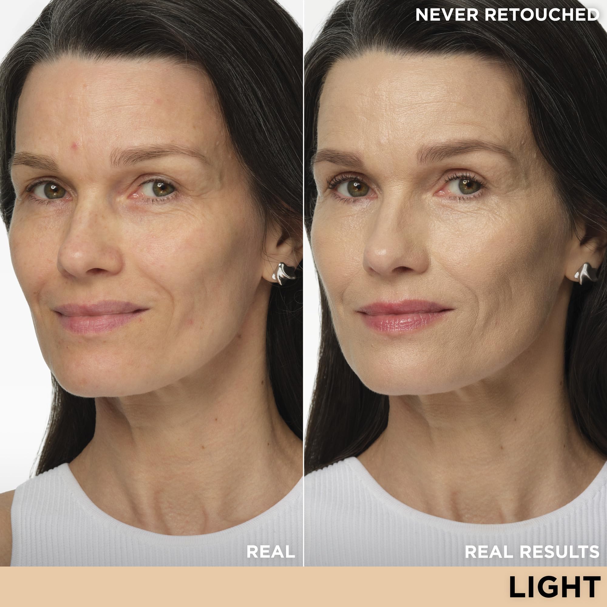 IT Cosmetics CC+ Nude Glow pump dispense demonstrating easy, quick application.