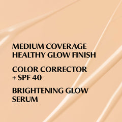 IT Cosmetics CC+ Nude Glow swatches on skin reveal natural brightness and blended tone.