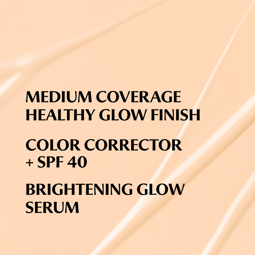 Texture swatch of CC+ Nude Glow reveals smooth blend and skin-like coverage.