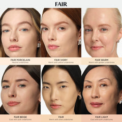 Blended CC+ Cream shows natural finish on complexion.