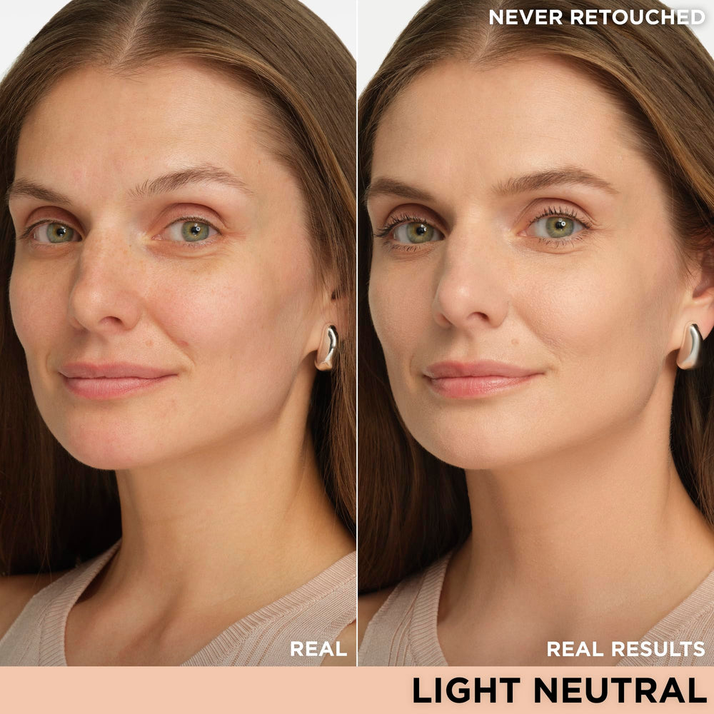 IT Cosmetics CC+ Cream Light Neutral swatches show natural color correction.
