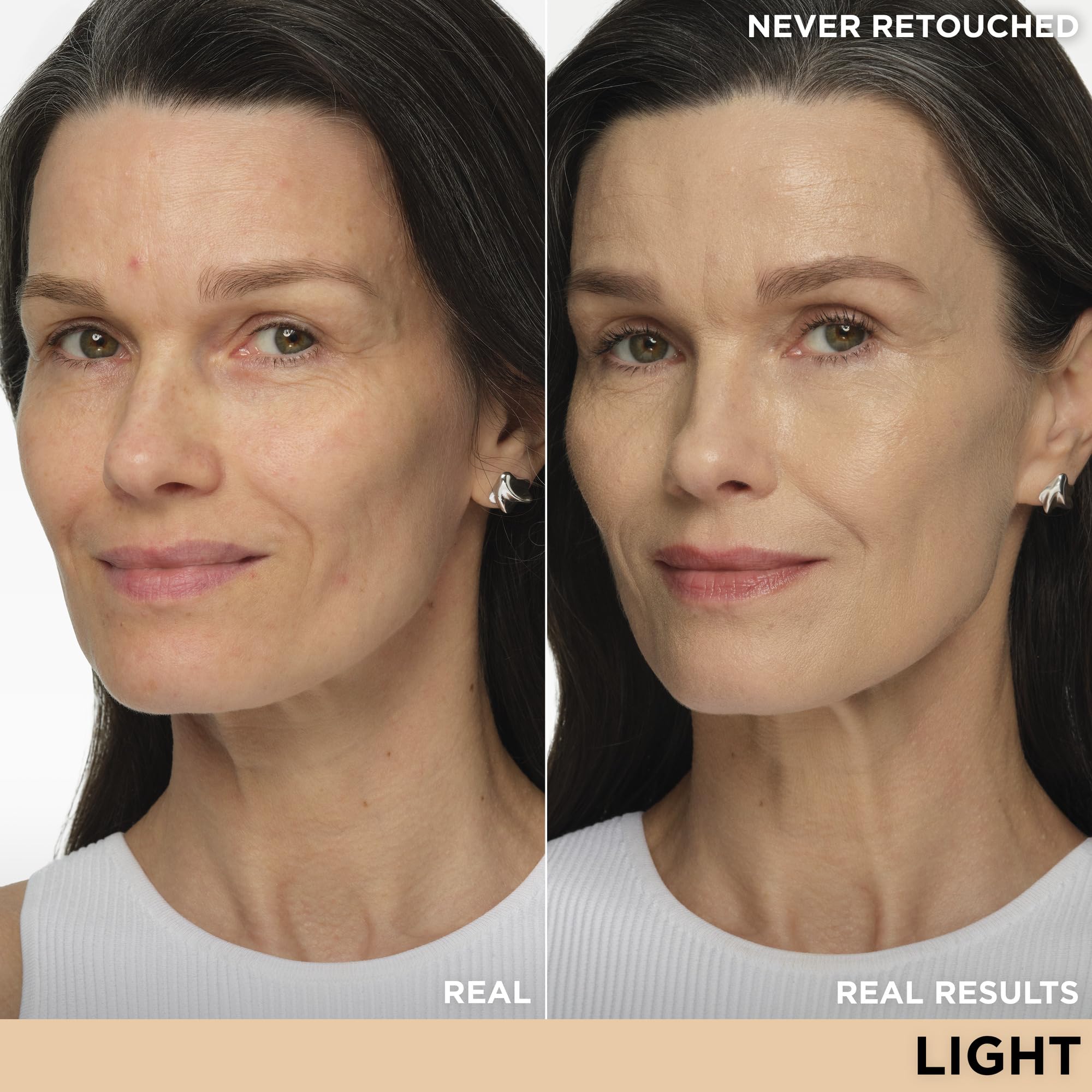 IT Cosmetics CC+ Cream Light swatches on arm showing natural shade matching.