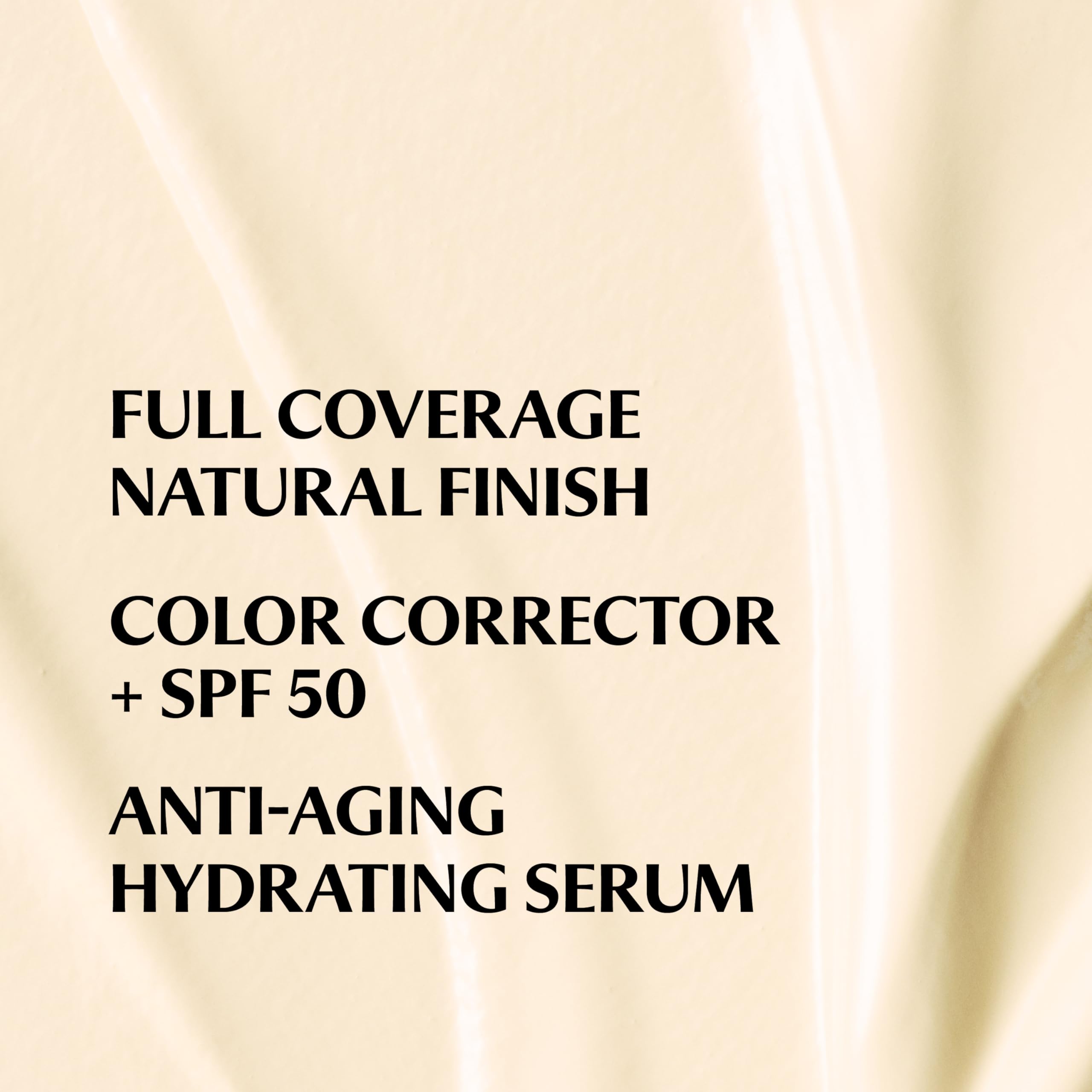 Silky-textured swatch of IT Cosmetics CC+ Cream on skin.