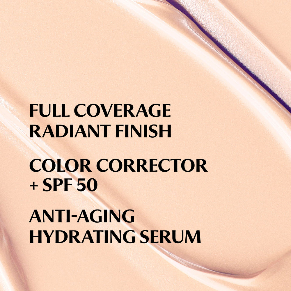 Swirl of IT Cosmetics CC+ Cream Illumination Fair on skin showing glow without shimmer