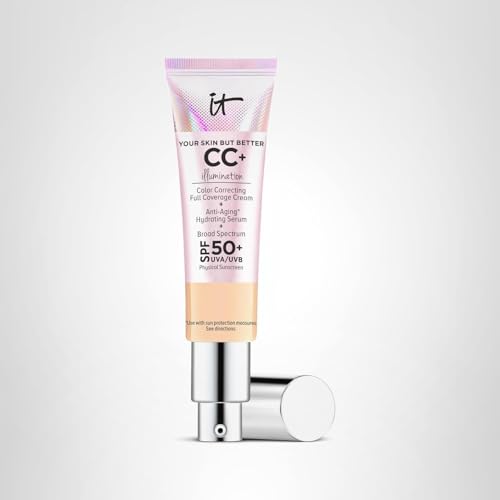 Ingredients label highlighting collagen and peptides in CC+ Illumination