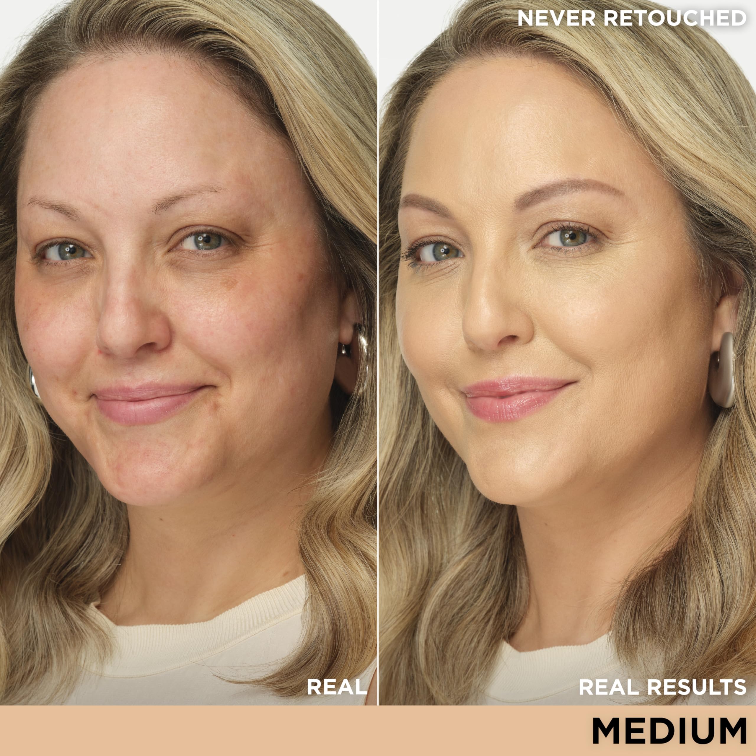 IT Cosmetics CC+ Illumination swatch on skin shows radiant, natural glow