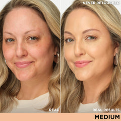 IT Cosmetics CC+ Illumination swatch on skin shows radiant, natural glow