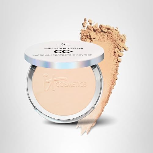 IT Cosmetics CC+ powder ingredient list highlights collagen and niacinamide for nourishment.
