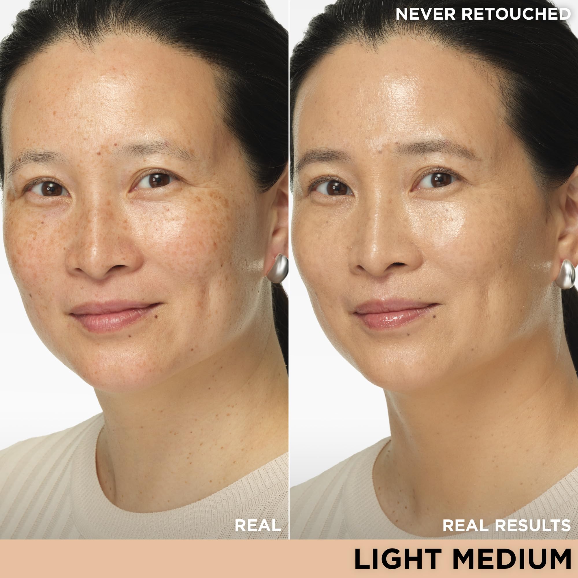 Swirled texture of IT Cosmetics CC+ Nude Glow showing luminous finish.