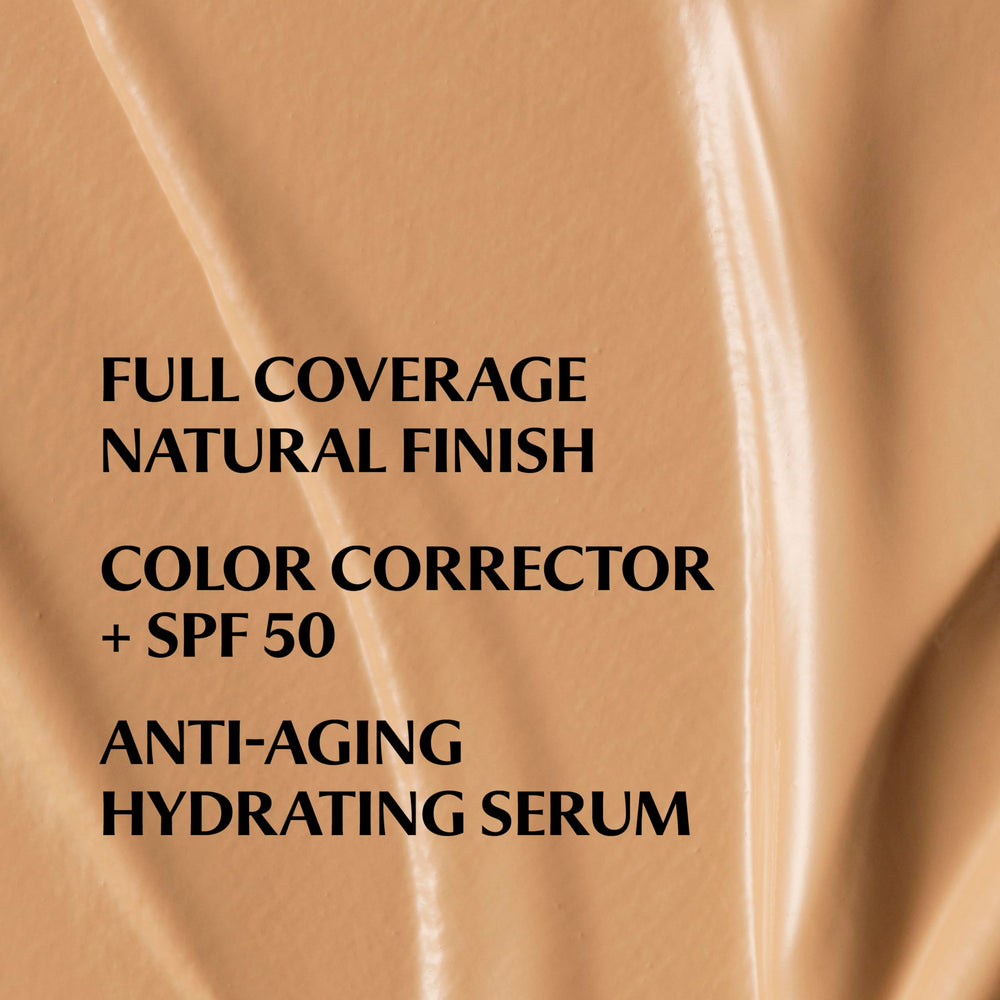 IT Cosmetics CC+ Cream Tan Warm swatch on skin showing color equality