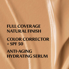 IT Cosmetics CC+ Cream Tan Warm swatch on skin showing color equality