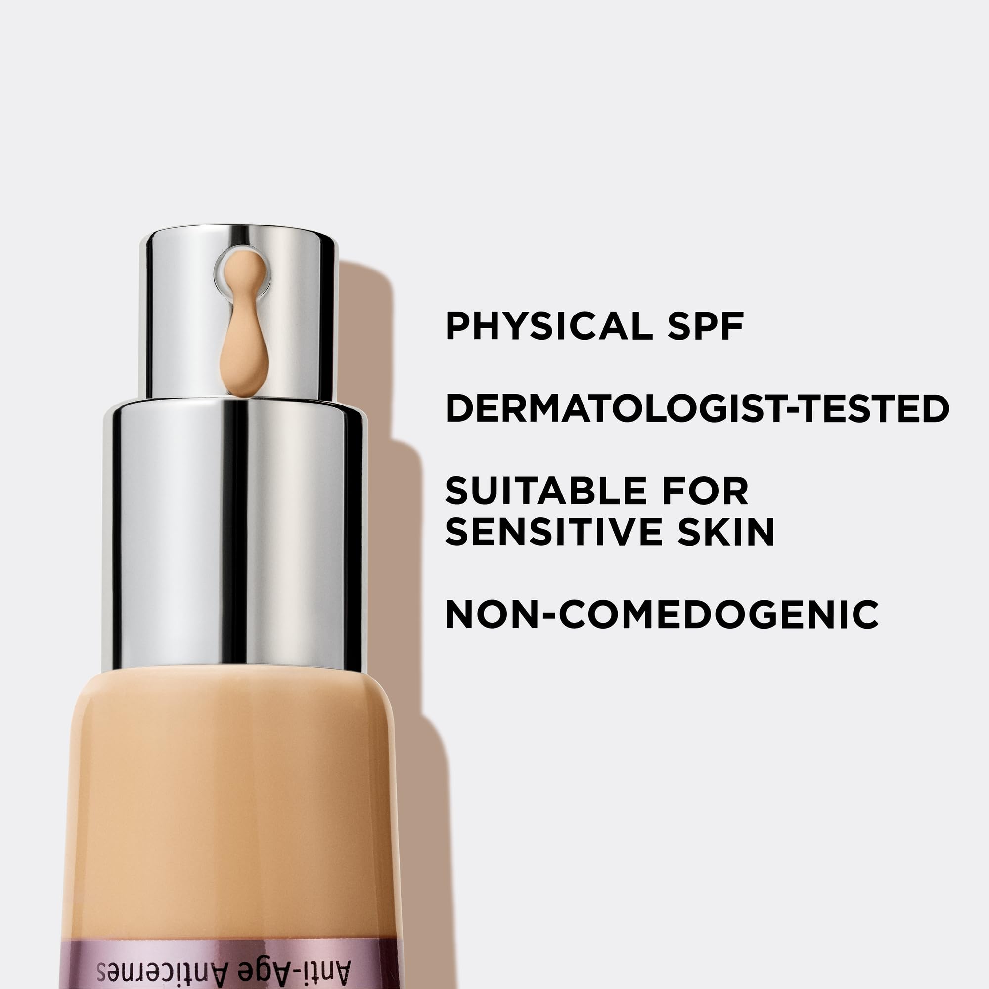 IT Cosmetics CC+ Illumination bottle showing collagen and peptides for smoother-looking skin.