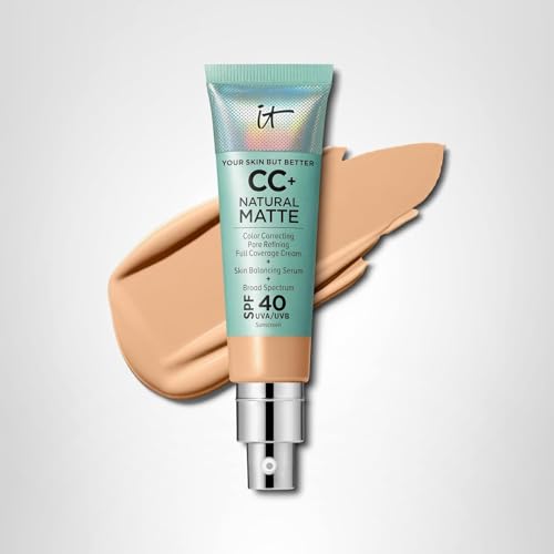 Packaging of IT Cosmetics CC+ Natural Matte shows clear labeling.