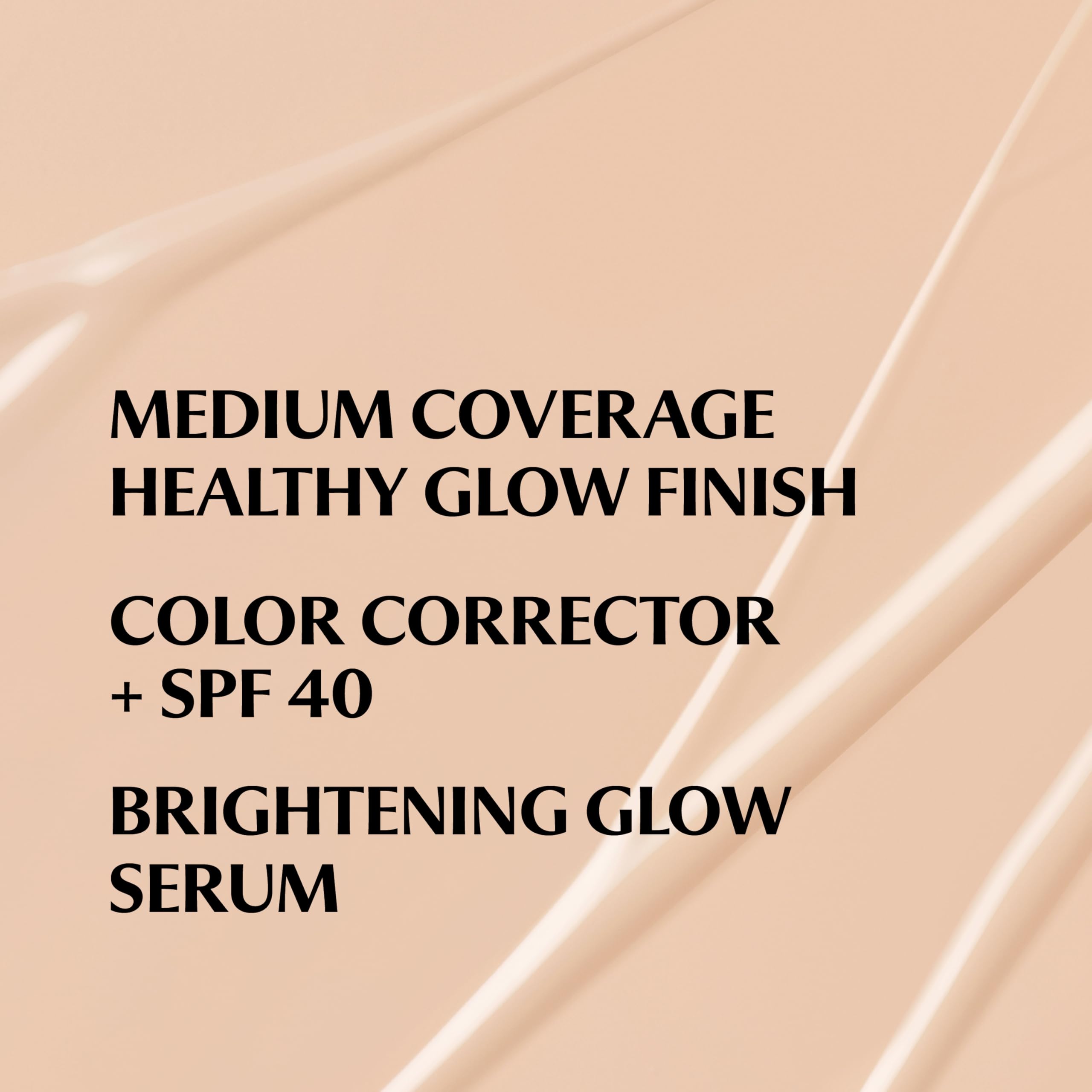 Brightening serum texture visible on IT Cosmetics CC+ Nude Glow skin.