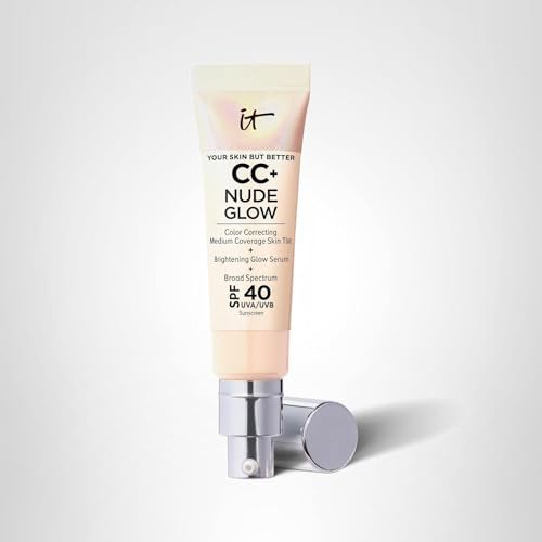 IT Cosmetics CC+ Nude Glow daytime routine shot.