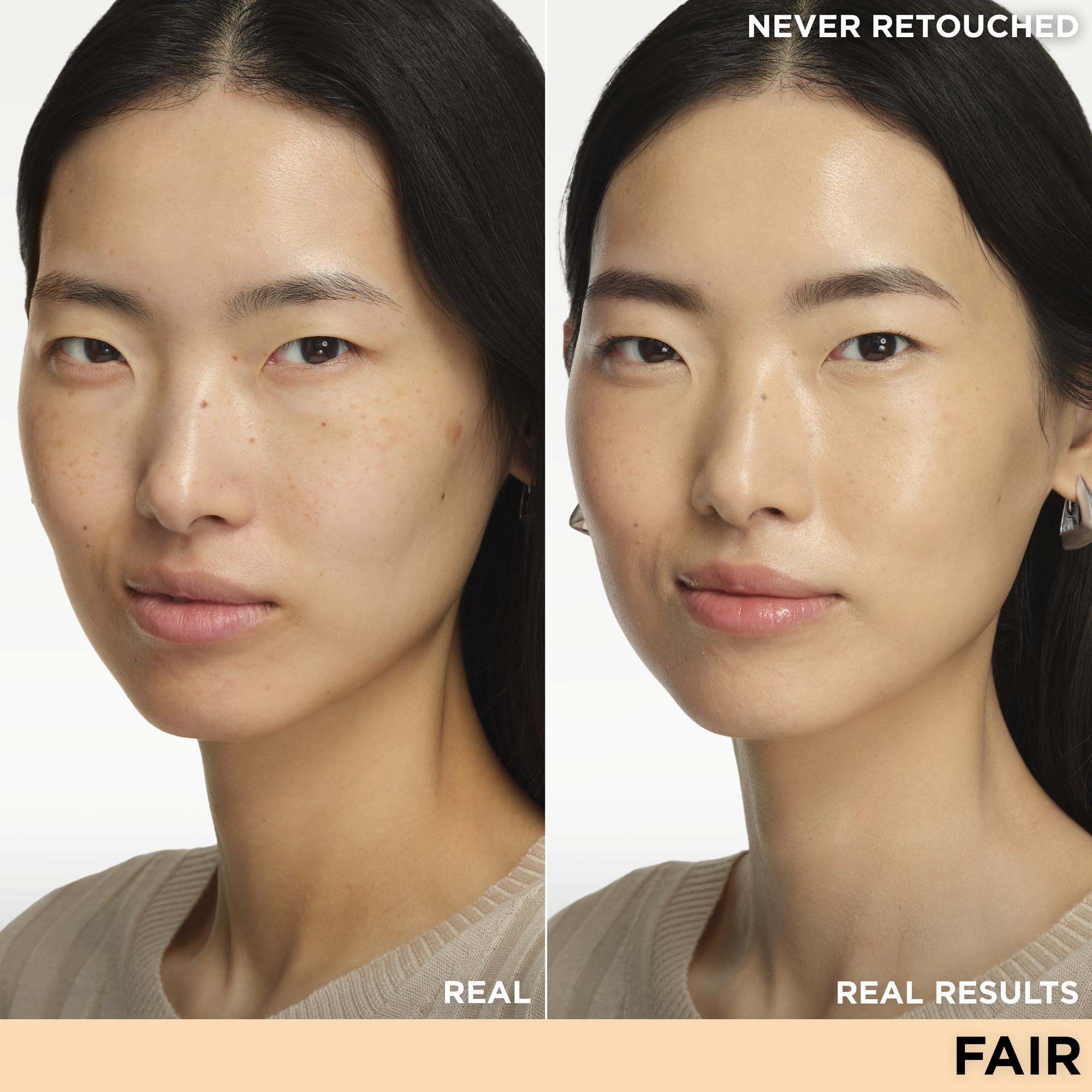 IT Cosmetics CC+ Nude Glow swatch on skin demonstrates medium coverage with a luminous finish