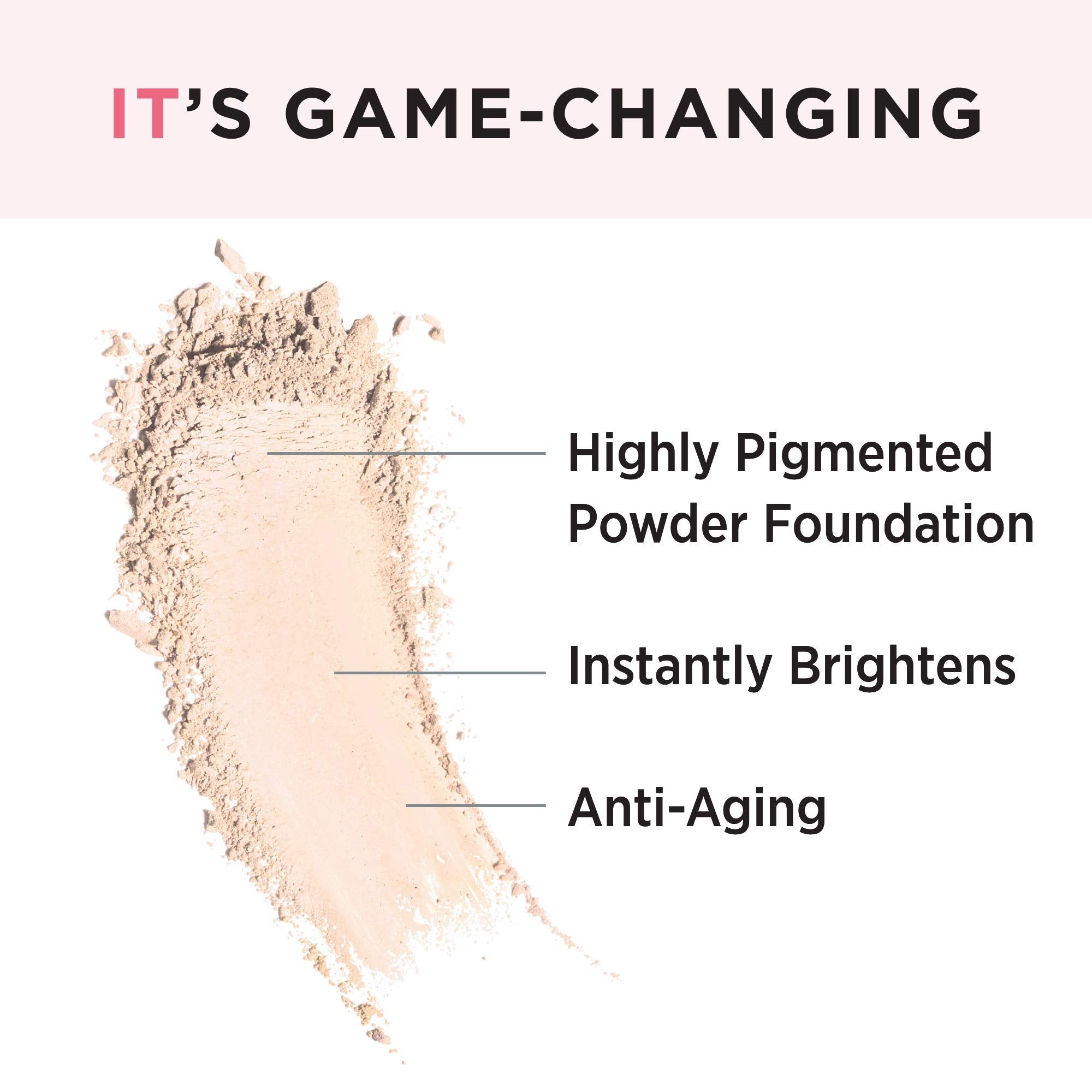 IT Cosmetics Celebration Foundation Illumination brush application smooths pores for a flawless finish.